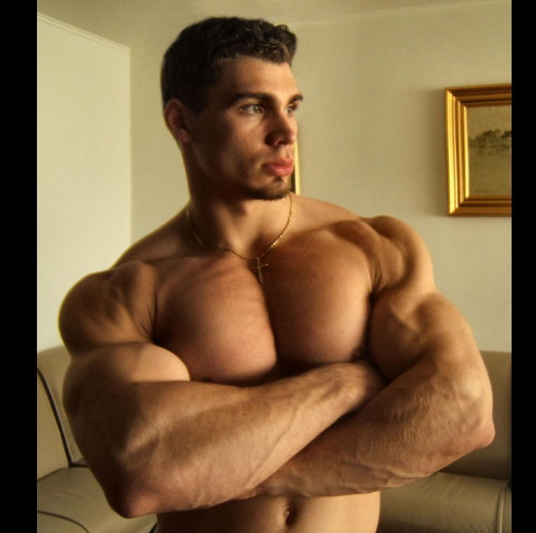 Gay muscle man clip